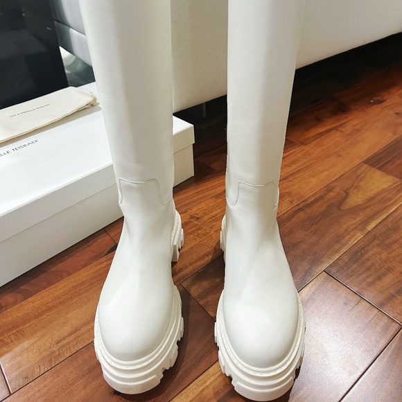 GIA BORGHINI - GIA x PERNILLE TEISBAEK, Perni 07 Leather Boots - Picture 1 of 5